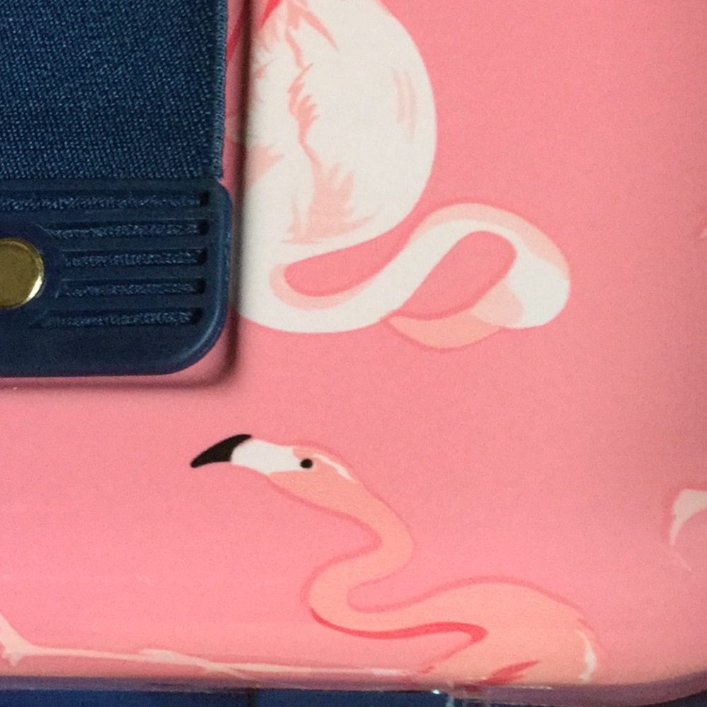 AS IS Flamingo travel case vacay rodeo queen farmer’s market festival beach - Picture 10 of 13